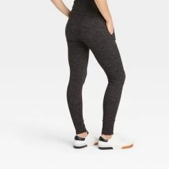 Women's Cozy Hacci Leggings With Pockets - A New Day™