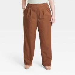 Women's High-Rise Pleat Front Straight Chino Pants - A New Day™ -A New Day Discount Mall GUEST 03cbe558 ca7a 491f b3c4 c78695e58d4c