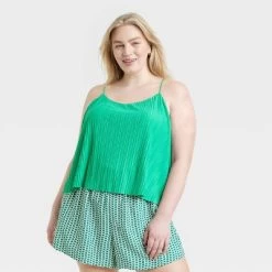Women's Plisse Cami - A New Day™ -A New Day Discount Mall GUEST 044551c5 b757 4a04 8109 888c1458e2a3