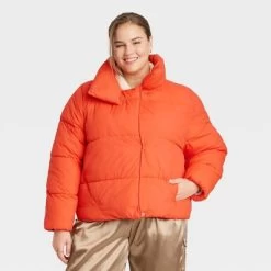 Women's Short Relaxed Puffer Jacket - A New Day™ -A New Day Discount Mall GUEST 045cc11d 60b0 482d ab10 0b8e58227f9c