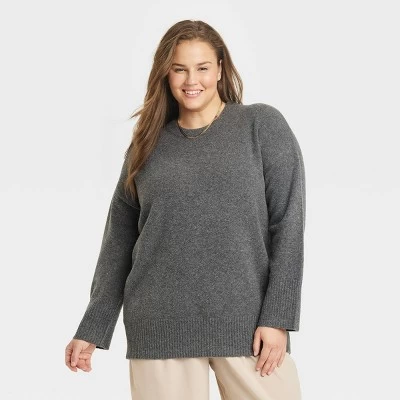Women's Crewneck Tunic Pullover Sweater - A New Day™ 6 Women's Crewneck Tunic Pullover Sweater - A New Day™ - Image 6