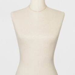 Small Circle Pendent Necklace - A New Day™ Gold