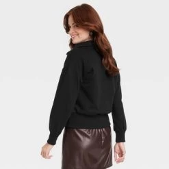 Women's Quarter Zip Sweatshirt - A New Day™