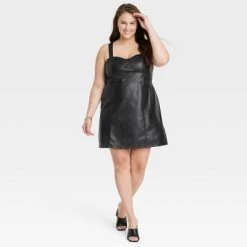 Women's Faux Leather Bodycon Dress - A New Day™ 7 Women's Faux Leather Bodycon Dress - A New Day™ -A New Day Discount Mall GUEST 1048c697 a7a4 42e4 8f7b bf39b3fe3e46