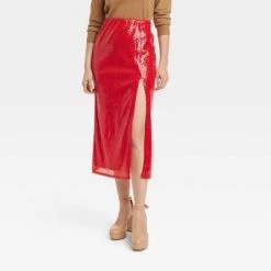 Women's Sequin A-Line Midi Skirt - A New Day™ Red 6 Women's Sequin A-Line Midi Skirt - A New Day™ Red -A New Day Discount Mall GUEST 10dcd4a9 550a 466c 8a0a 26ce5de26d4c