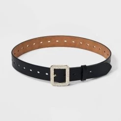 Women's Square Buckle Belt - A New Dayâ„¢ Black