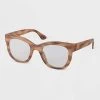 Women's Cateye Blue Light Filtering Glasses - A New Day™ Tan
