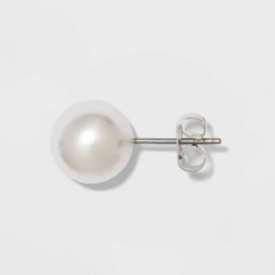 Stud Earring Set 8pc - A New Day™ Gold/Pearl 1 Stud Earring Set 8pc - A New Day™ Gold/Pearl