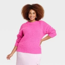 Women's Crewneck Brushed Pullover Sweater - A New Day™ -A New Day Discount Mall GUEST 252954bd 9dc6 4c29 8894 5618b421f3a6