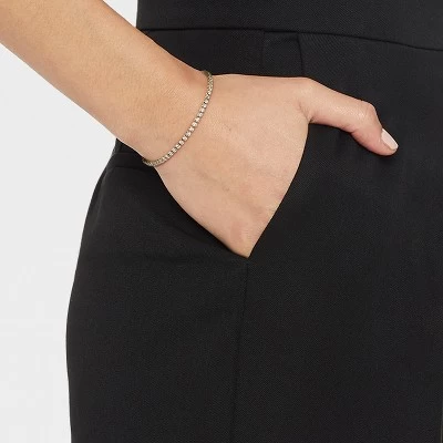 14K Gold Plated Cubic Zirconia Tennis Bracelet - A New Day™ 2 14K Gold Plated Cubic Zirconia Tennis Bracelet - A New Day™ - Image 2