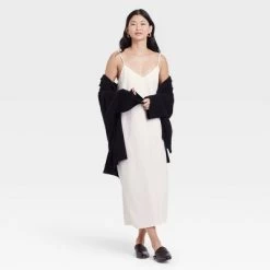 Women's Midi Slip Dress - A New Day™ -A New Day Discount Mall GUEST 2a6c15b7 2bb3 4b6e 964f 82280e062247