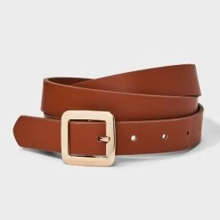 Women's Chunky Center Bar Buckle Belt - A New Day™ Brown 7 Women's Chunky Center Bar Buckle Belt - A New Day™ Brown -A New Day Discount Mall GUEST 3067230c cf49 4f7c ad70 1a59ba79a95a