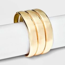 Trio Cuff Bracelet - A New Dayâ„¢ Gold