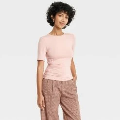 Women's Elbow Sleeve Slim Fit Crew Neck T-Shirt - A New Day™ -A New Day Discount Mall GUEST 39dfa316 c55b 42d8 b3c2 fe6b366c038c