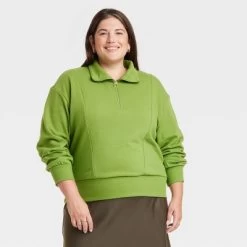 Women's Quarter Zip Sweatshirt - A New Day™ -A New Day Discount Mall GUEST 41d700ee 7b0e 42fa b015 76bf0caf558c