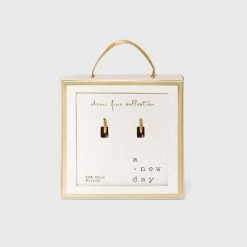 14K Gold Plated Twist Huggie Hoop Earrings - A New Day™ 5 14K Gold Plated Twist Huggie Hoop Earrings - A New Day™ -A New Day Discount Mall GUEST 45c9d6f3 53ab 481e a807 6f8cc1e12f96