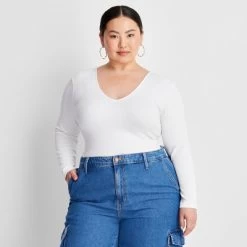 Women's Long Sleeve Slim Fit Reversible Seamless T-Shirt - A New Day™ -A New Day Discount Mall GUEST 47d9ea86 c436 4737 90ac 6937588b0a6e