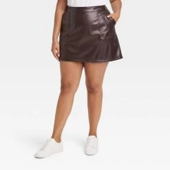 Women's Mini Faux Leather Skirt - A New Day™ -A New Day Discount Mall GUEST 4a934915 81aa 43dd 9e92 125389f13466