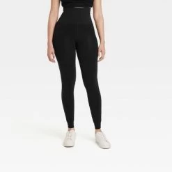 Women's High Waisted Seamless Faux Fur Lined Leggings - A New Day™ Black -A New Day Discount Mall GUEST 517456e8 07c0 4598 8add aa7bbda00c40