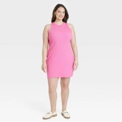 Women's Rib Racer Shift Dress - A New Day™ -A New Day Discount Mall GUEST 54e4e334 038b 40a4 9228 b46ada5ffa0a