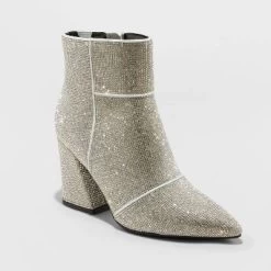 Women's Cailin Ankle Boots - A New Day™ Silver -A New Day Discount Mall GUEST 5800cd45 daa5 42b7 8d38 f45a2ad04f79