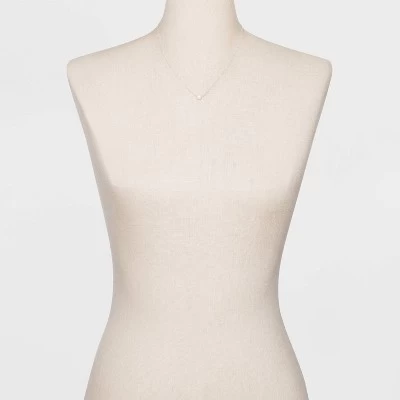 Sterling Silver With Freshwater Pearl Duo Necklace Set - A New Day™ Silver 1 Sterling Silver With Freshwater Pearl Duo Necklace Set - A New Day™ Silver