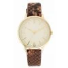 Women's Snakeskin Band Watch - A New Day™ Espresso