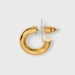 14K Gold Plated Tube Hoop Post Drop Earrings - A New Day™ -A New Day Discount Mall GUEST 615f41b5 c9cc 4c63 9a0e be5091855aa4