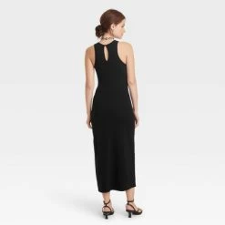 Women's Sleeveless Ponte Racerback Midi Dress - A New Day™