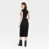 Women's Velour Side Ruched Drapery Bodycon Dress - A New Day™
