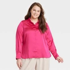 Women's Long Sleeve Button-Front Shirt - A New Day™ 21 Women's Long Sleeve Button-Front Shirt - A New Day™ -A New Day Discount Mall GUEST 69dd98c4 2d41 4357 8776 2bda556ed0f9