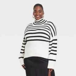 Women's Mock Turtleneck Pullover Sweater - A New Day™ -A New Day Discount Mall GUEST 6c88356e 36bc 45c8 919c 26e3d9181bfc