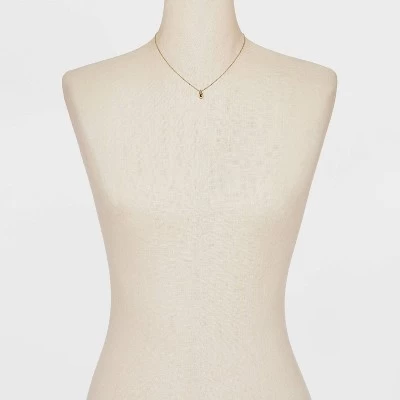 Teardrop Pendant Necklace - A New Day™ Gold 1 Teardrop Pendant Necklace - A New Day™ Gold