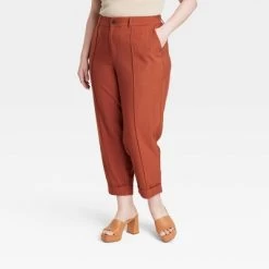 Women's High-Rise Slim Fit Effortless Pintuck Ankle Pants - A New Day™ -A New Day Discount Mall GUEST 804921f9 cd7f 4a99 b179 4fde0f377c3a