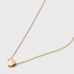 14K Gold Plated Heart Slider Pendant Necklace - A New Day™ Gold 5 14K Gold Plated Heart Slider Pendant Necklace - A New Day™ Gold -A New Day Discount Mall GUEST 80d95874 efcb 4329 9f55 73a17e3ce04d