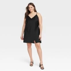 Women's V-Neck Mini Slip Dress - A New Day™ -A New Day Discount Mall GUEST 8a74f8c9 2379 4612 b19b 8c78bd0f1121