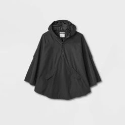 Women's Adaptive Seated Fit Rain Jacket - A New Day™ Black -A New Day Discount Mall GUEST 8f459e11 6871 4feb b23c 8486d355bca5