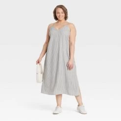 Women's Midi Slip Dress - A New Day™ -A New Day Discount Mall GUEST 936b2883 3971 4896 8f8b 607482138259