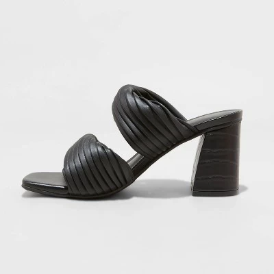 Women's Jessa Mule Heels - A New Day™ 1 Women's Jessa Mule Heels - A New Day™