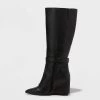 Women's Tall Novie Dress Boots - A New Day™ Black