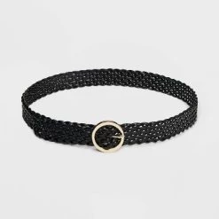 Women's Oval Center Bar Buckle Belt - A New Dayâ„¢ Black