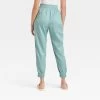 Women's High-Rise Woven Ankle Jogger Pants - A New Day™