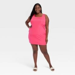 Women's Sleeveless Ribbed Bodycon Dress - A New Day™ -A New Day Discount Mall GUEST a6ace24f 57e6 46e8 bbe0 b3232de89b21