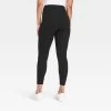 Women's Crossover V-Waistband Leggings - A New Day™ Black