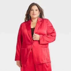 Women's Satin Blazer - A New Day™ -A New Day Discount Mall GUEST b953606a eb6c 4814 bf77 b7e556150a76