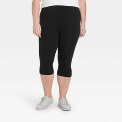 Women's High-Waist Cotton Blend Seamless Capri Leggings - A New Day™ -A New Day Discount Mall GUEST c4f72fef aca8 4777 8b7a 128812b1a34f