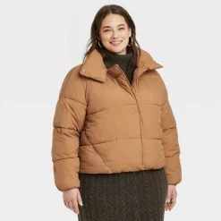 Women's Short Relaxed Puffer Jacket - A New Day™ -A New Day Discount Mall GUEST c69925a6 1f19 492e ad39 e8eec12f569a
