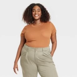 Women's Ribbed T-Shirt Bodysuit - A New Day™ -A New Day Discount Mall GUEST cbe5f7cf 6ff7 4aac a95c 4f039b14d4ca