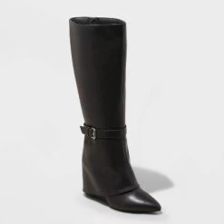 Women's Tall Novie Dress Boots - A New Day™ Black -A New Day Discount Mall GUEST d6a6d7b9 7392 4fbf badc c40dfa168777