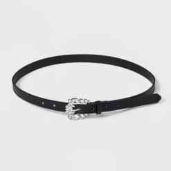 Women's Gemstone Skinny Belt - A New Dayâ„¢ Black